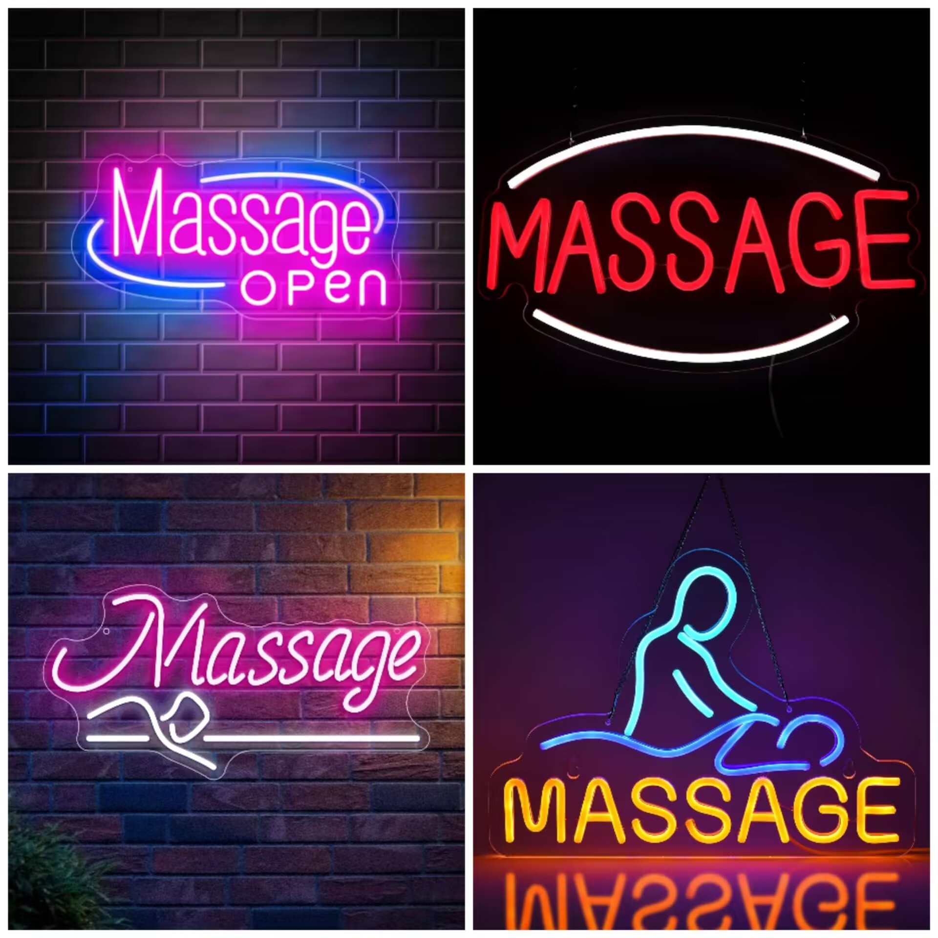 Spa Wellness Salon - Lampu Neon LED Terang untuk Spa