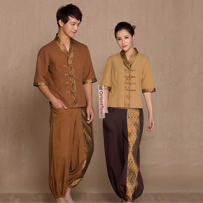 Spa Wellness Salon - Setelan Atasan + Celana Pijat SPA