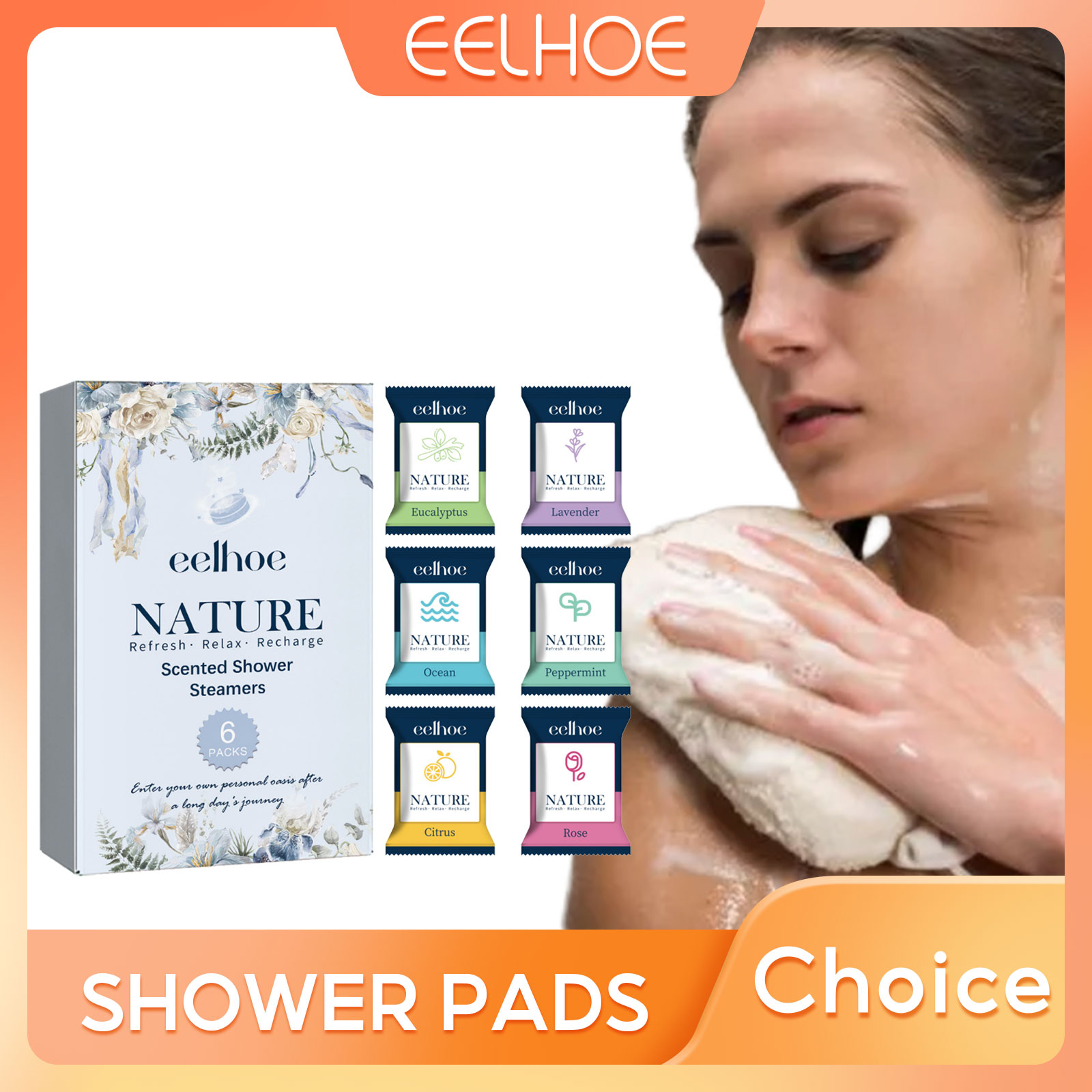 Shower Steamer Tablet - EELHOE Tablet Pengukus Mandi Pembersih Penghilang