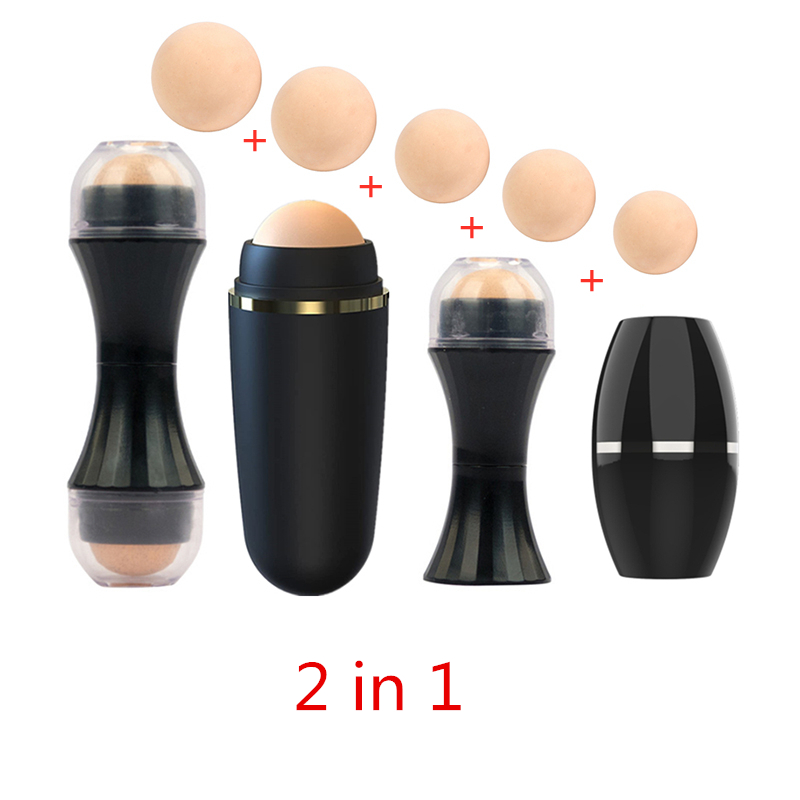 Jade Roller Stone - 2 in 1 rol penyerap minyak