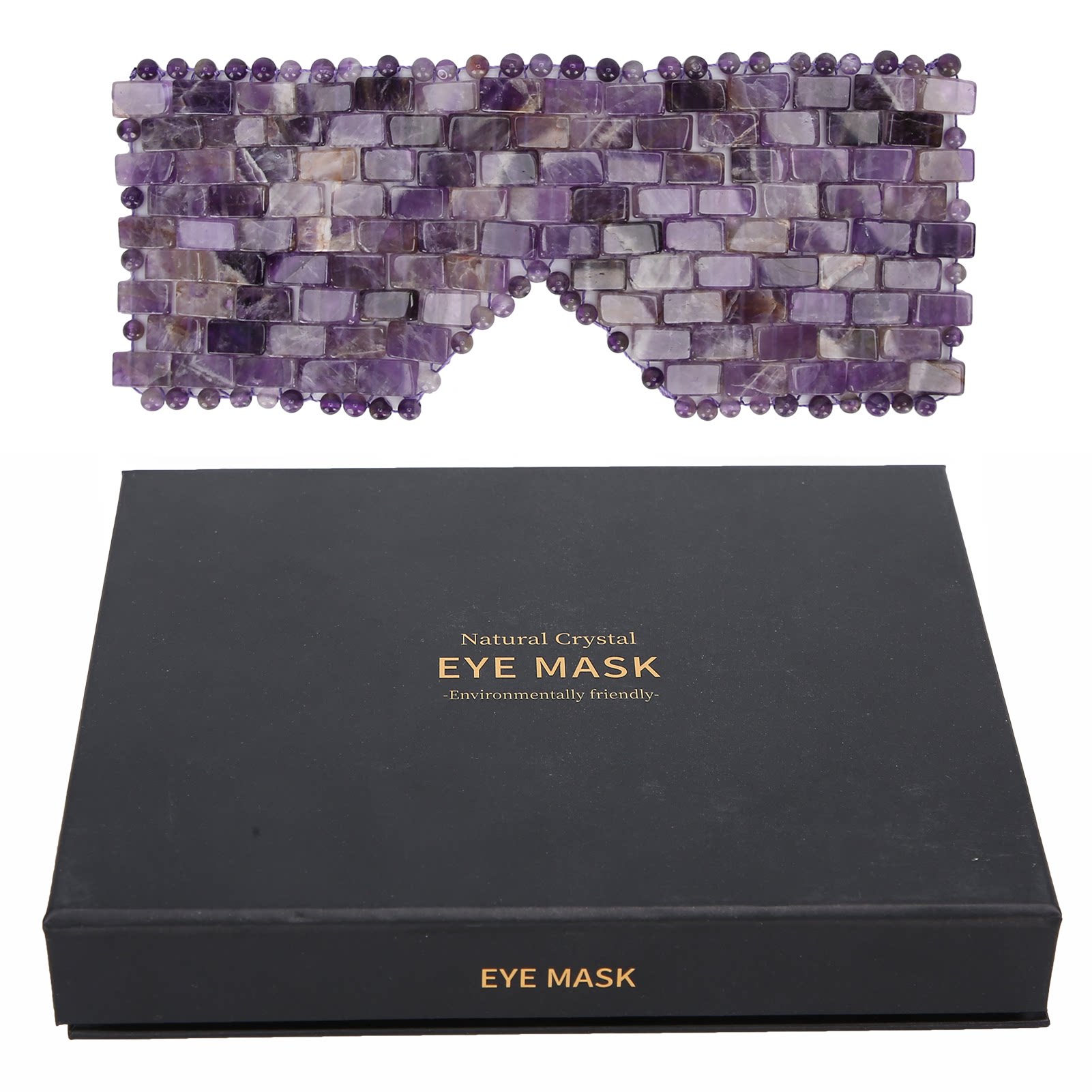 Jade Roller Stone - Set Masker Mata Batu Giok Rose