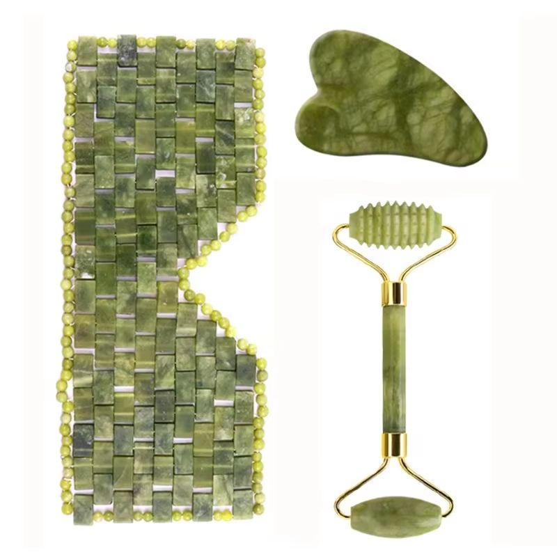 Masker Mata Jade, Pemijat Waja - Jade Roller Stone ulasan dan harga