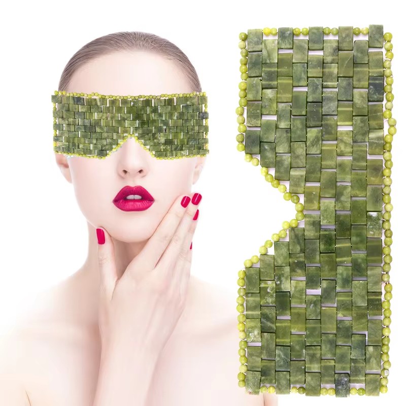 Masker Mata Jade, Pemijat Waja - Jade Roller Stone ulasan dan harga