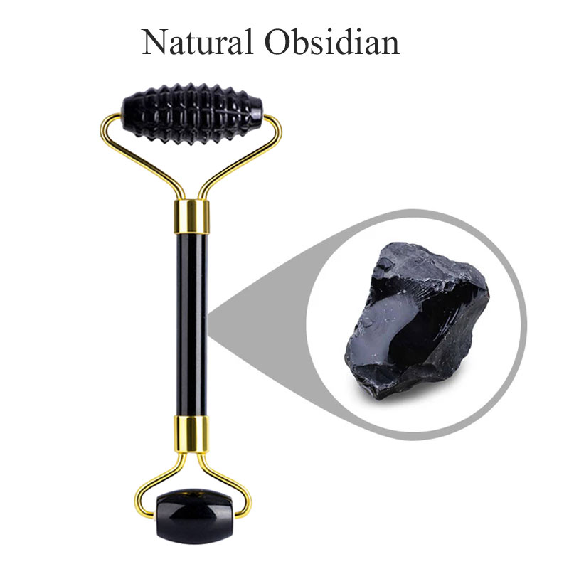 Set Roller Pijat Wajah Obsidia - Jade Roller Stone ulasan dan harga