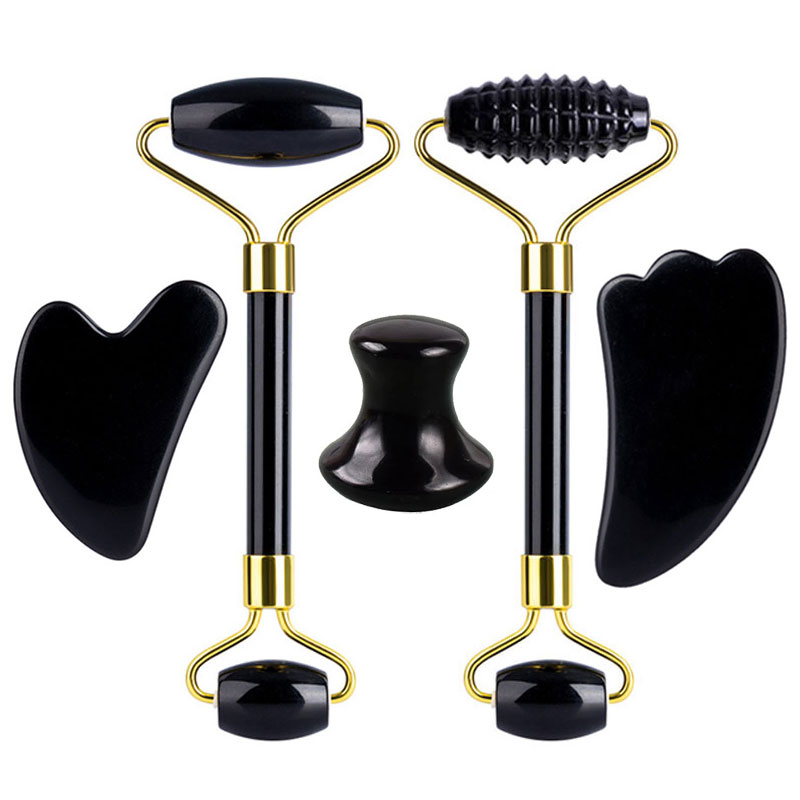 Set Roller Pijat Wajah Obsidia - Jade Roller Stone ulasan dan harga