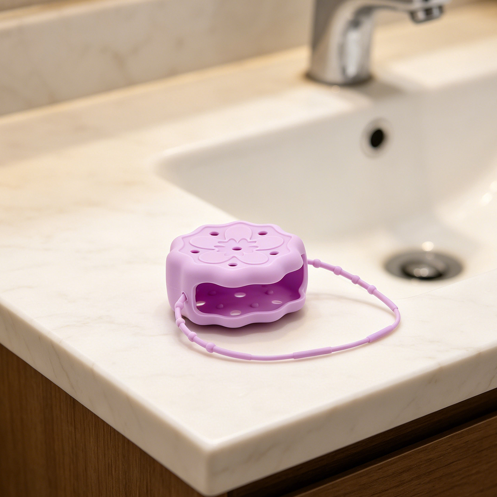 Wadah Silikon Ungu untuk Table - Shower Steamer Tablet ulasan dan harga