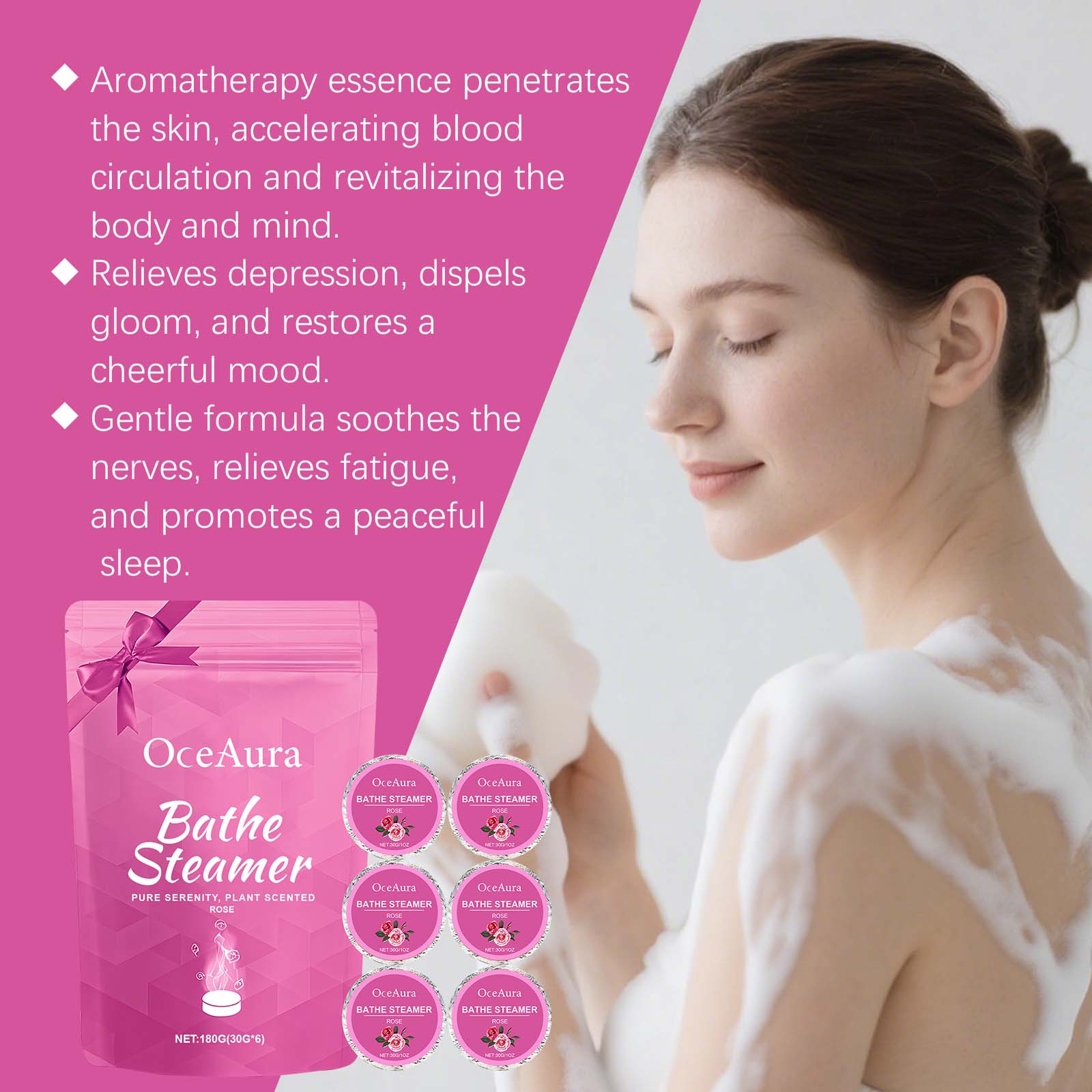 Pengharum Mandi Aromaterapi Pe - Shower Steamer Tablet ulasan dan harga