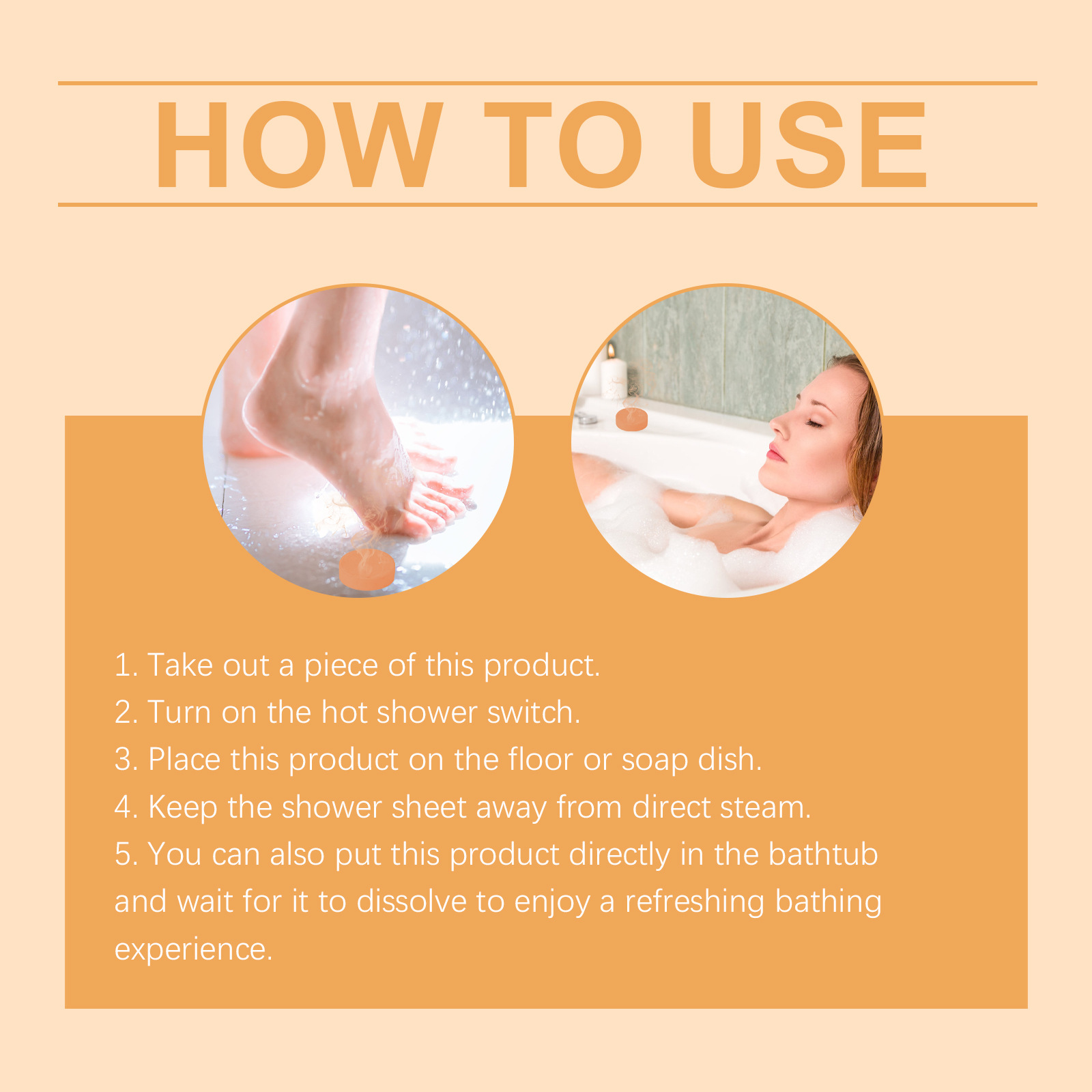 8PCS Shower Steamers Aromatera - Shower Steamer Tablet ulasan dan harga