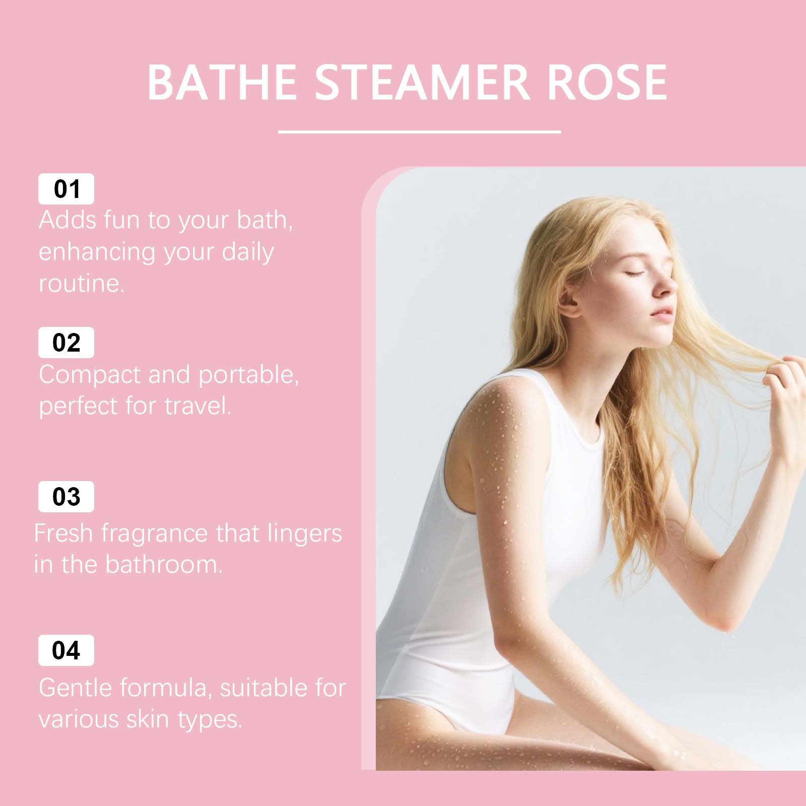 Tablet Mandi Jaysuing Rose Mem - Shower Steamer Tablet ulasan dan harga