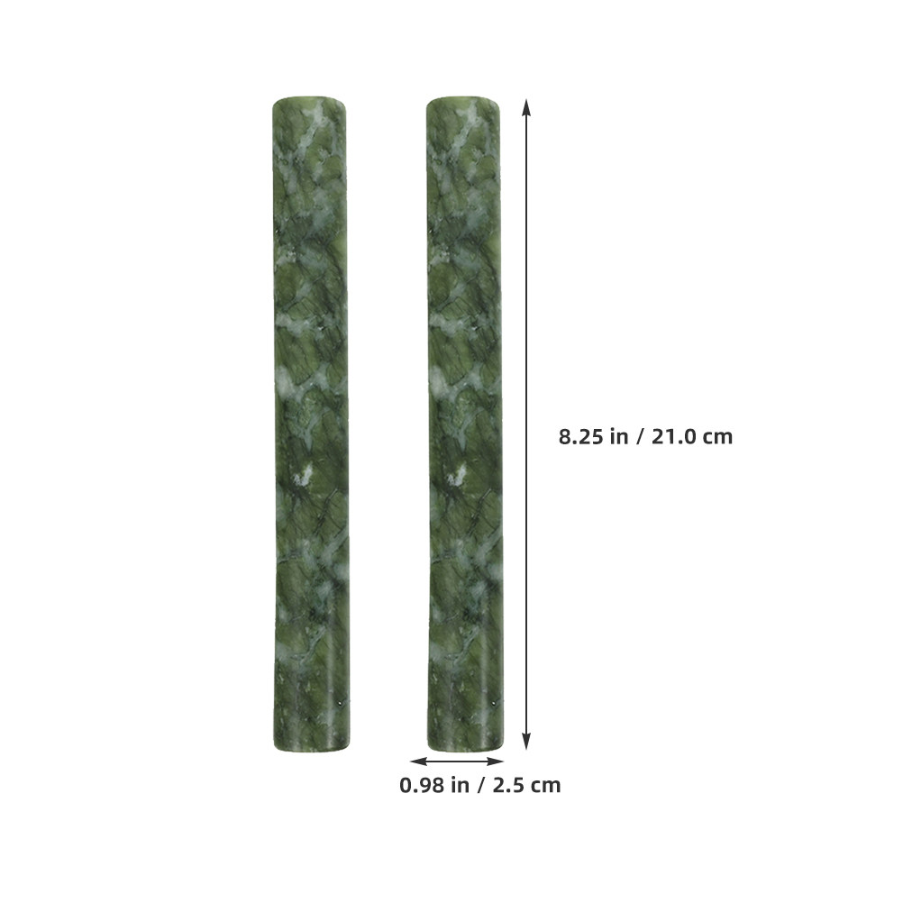 2 Buah Penggiling Adonan Batu  - Jade Roller Stone ulasan dan harga