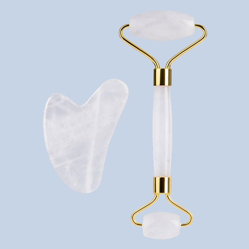 Set Pengikis Guas Rol Pijat Wa - Jade Roller Stone ulasan dan harga