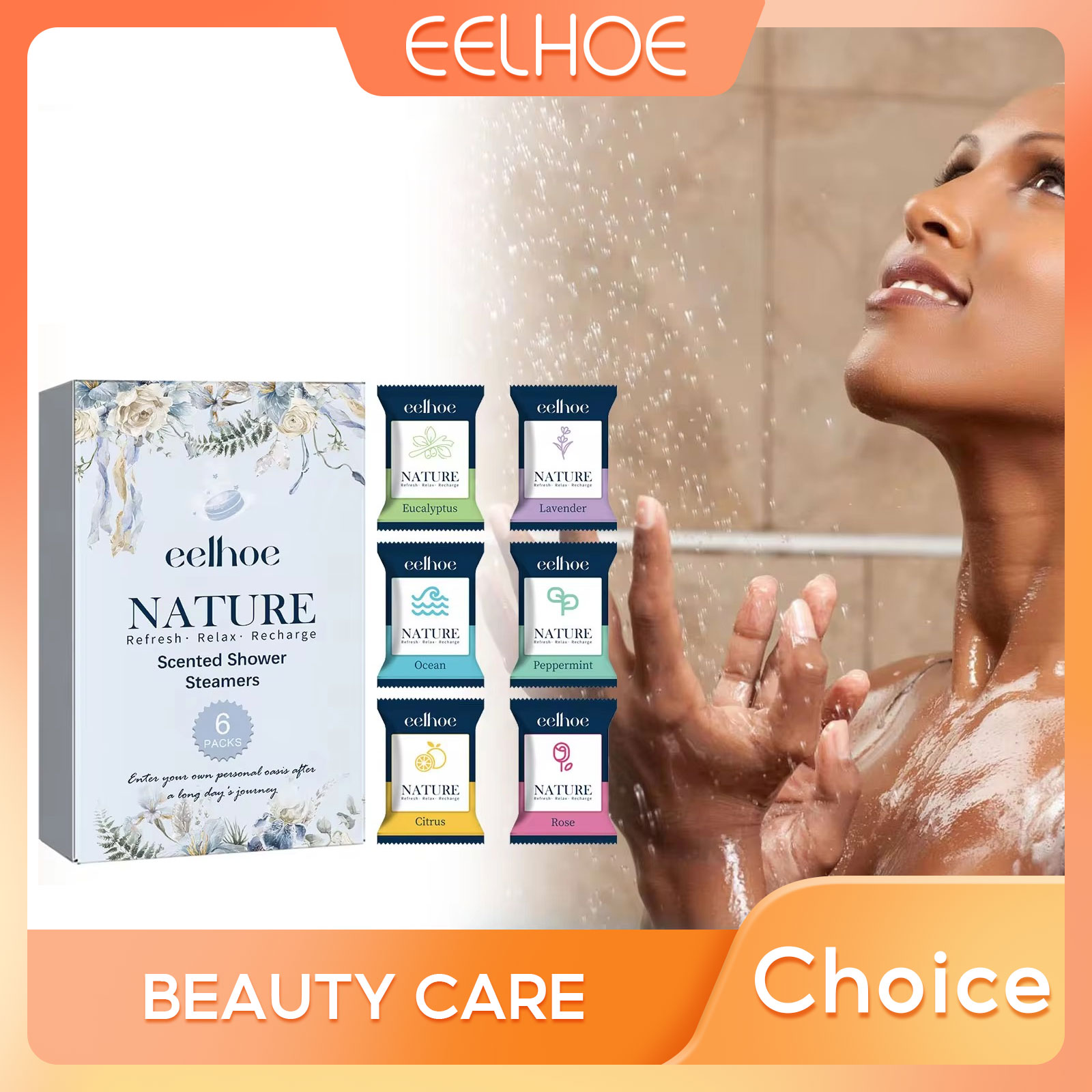 EELHOE Tablet uap mandi beraro - Shower Steamer Tablet ulasan dan harga