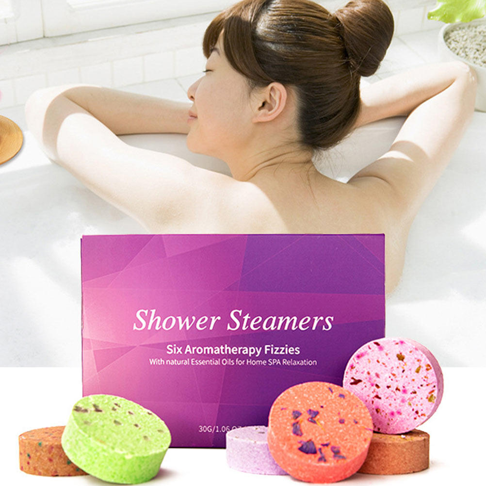 6Pcs Tablet Mandi Aroma Minyak - Shower Steamer Tablet ulasan dan harga
